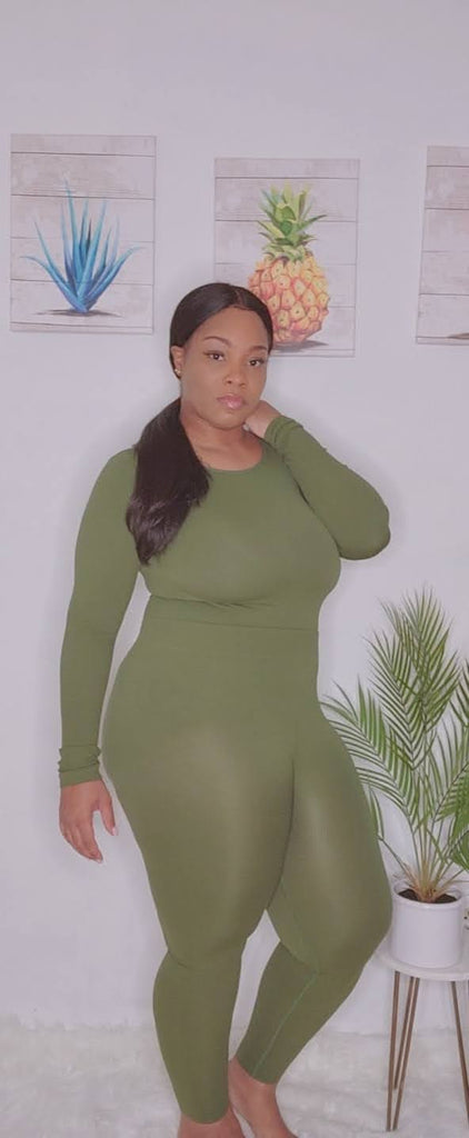 Green Spandex Set