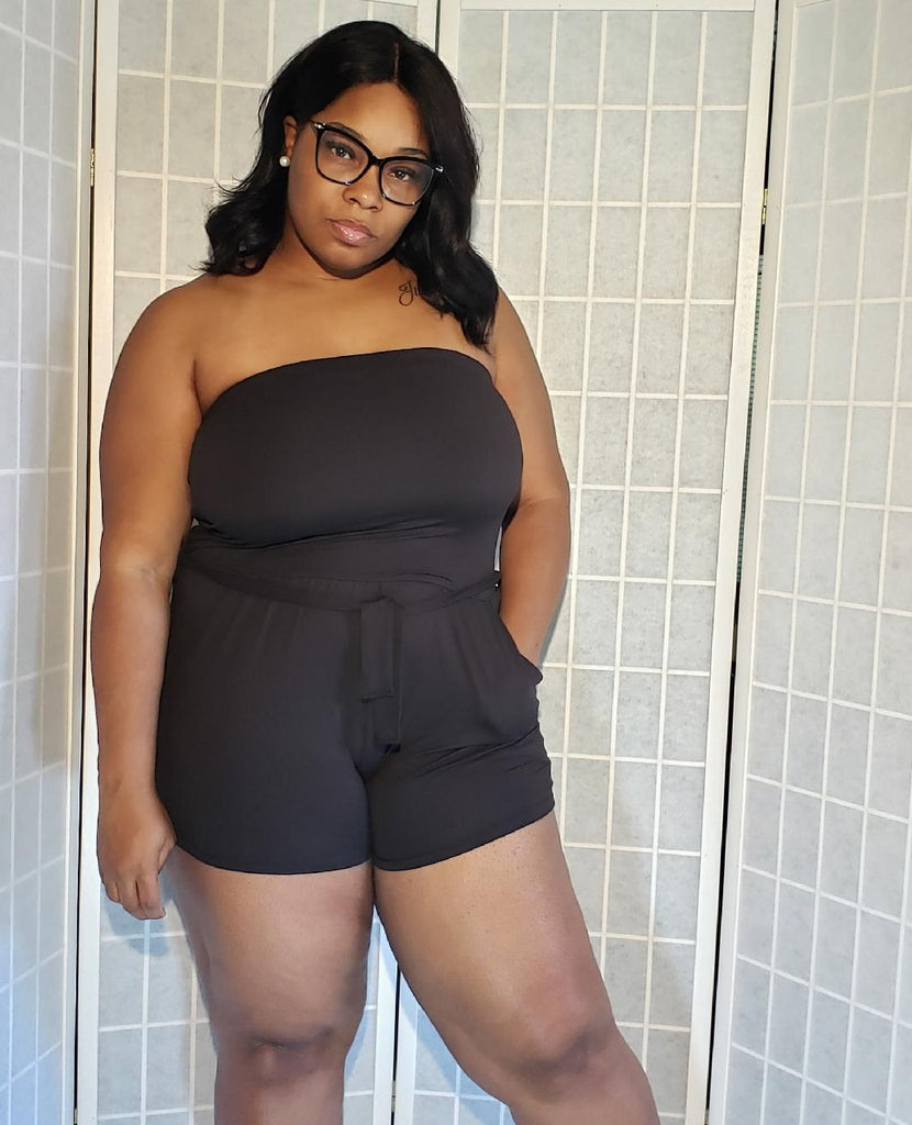 All Black Romper